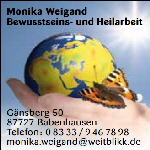 Bewusstseins-/Heilarbeit - Monika Weigand